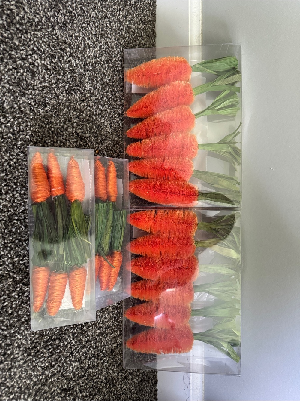 Ashland Orange and Green Decorative Carrot Picks for Party Decor